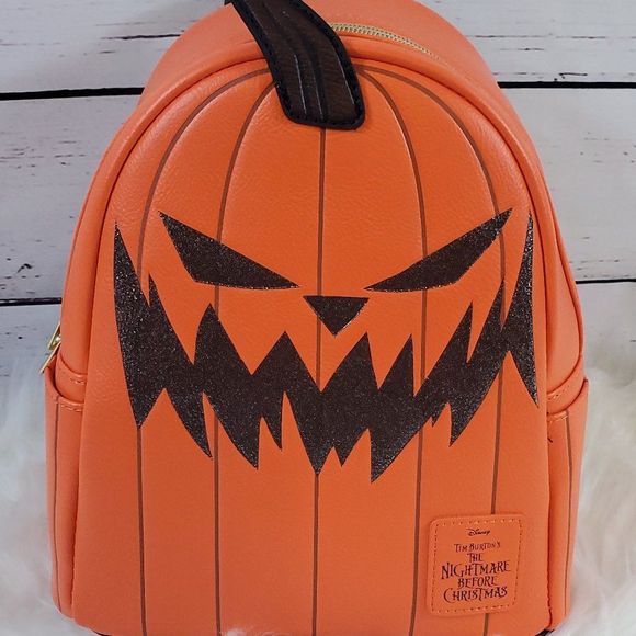 Loungefly Handbags - LOUNGEFLY The Nightmare Before Christmas THE PUMPKIN KING Mini Backpack NWT